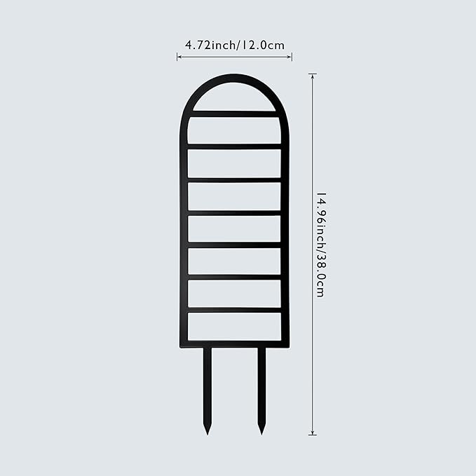 Metal Ladder Arch Indoor Plant Trellis,14.96 inch Metal Plant Trellis for Climbing Plants Indoor.Rustproof House Plant Support for Pothos Hoya Ivy Flower