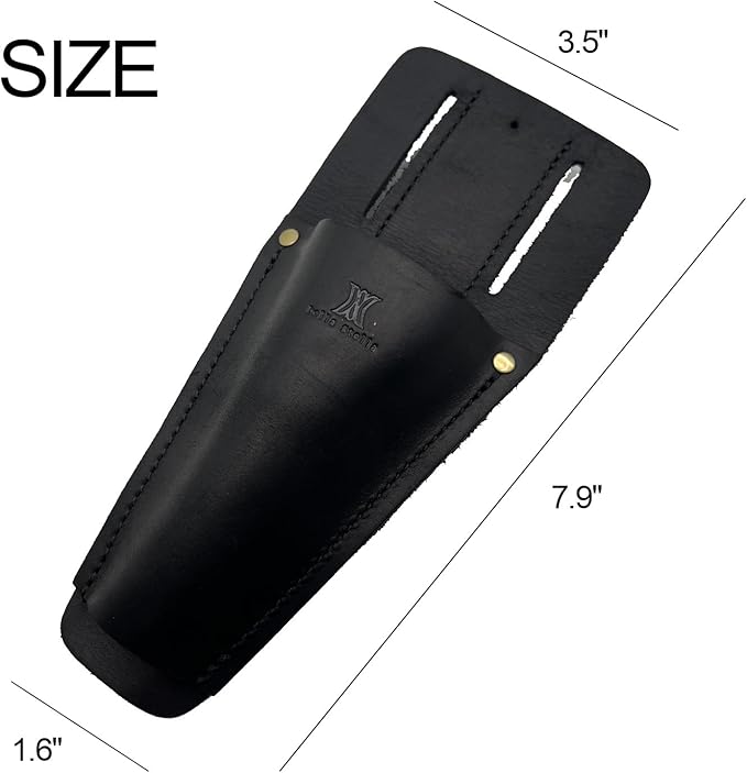 Garden Leather Pruner Sheath,Tool Holster for Gardening Pruning Shears,Durable Scissor Protector Cover