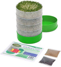 KITCHEN CROP Deluxe Seed Sprouter with 4 Growing Trays and 1 Seed Packets, (Alfalfa Seeds) Easily Grow Sprouts Indoors for a Healthy Lifestyle