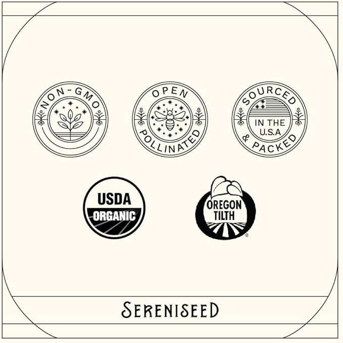 Sereniseed Certified Organic Italian Oregano Seeds – Non GMO, Heirloom – Seed Starting Video – Seeds for Indoor and Outdoor Planting (Oreganium vulgare)
