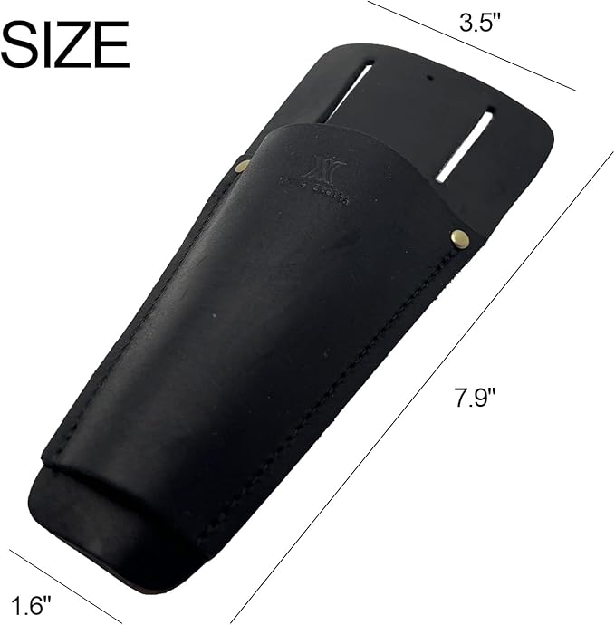 Garden Leather Pruner Sheath,Tool Holster for Gardening Pruning Shears,Durable Scissor Protector Cover