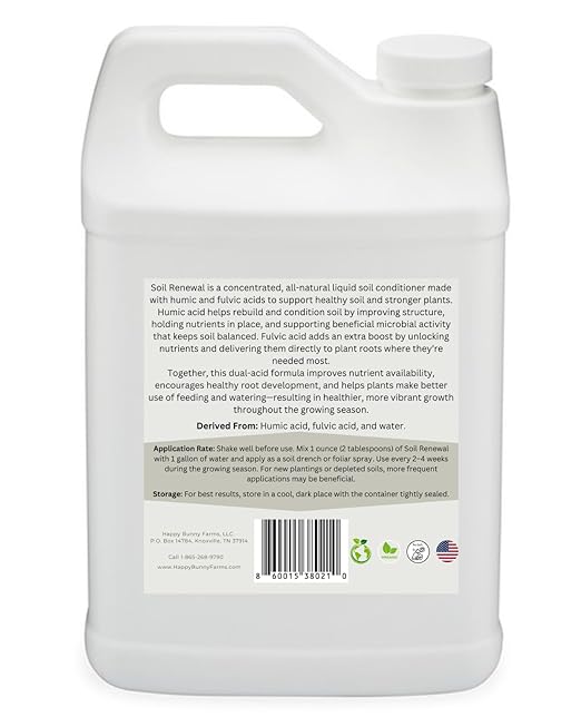 Soil Renewal – Humic & Fulvic Acid Soil Conditioner Concentrate Gallon (Gallon)