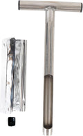 12in Soil Probe, Stainless Steel Soil Sample Probe with 2 Bags, T Handle Soil Test Probe Kits Tool for Soil Sampling, Home Plant Care, Garden, Farm, Lawn