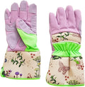 Two Lumps of Sugar Gardening Gloves - Short Length, Industrial Design Yard Gloves for Men and Women, Sizes S/M and L/XL