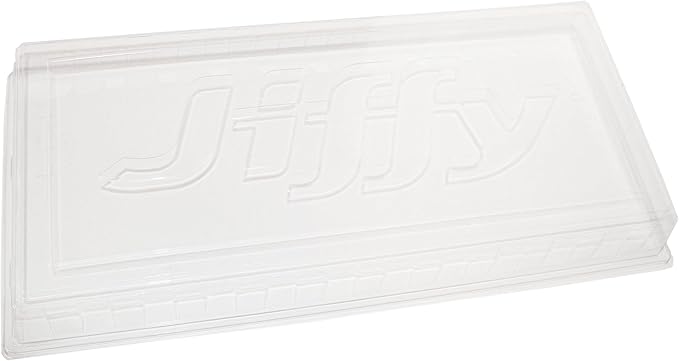 Jiffy Plant Germination Tray Dome - Clear Humidity Dome, Lightweight, Indoor Use - 21 x 11 in - Plastic