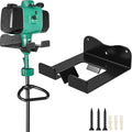 Weed Eater Hanger Garage Organizer Trimmer Rack, Weedeater Rack Wall Mount for Grass Trimmer, Garden Power Tool Holder Organizer for Grass Trimmer Hedge Trimmer (Black-1Pcs)