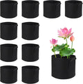 10 Pack Lily Plant Pots for Pond, Aquatic Pond Planter for Pond Reusable Pond Plant Basket Grow Bags for Pond, Aquatic Plants, Potato, Carrot, Onion, Flower (1 Gallon)