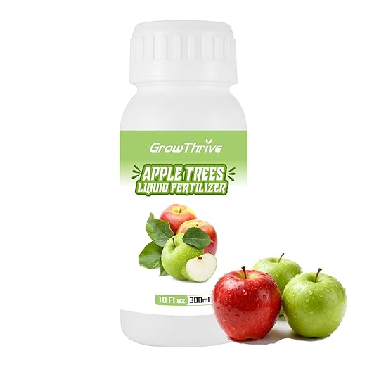 10oz Apple Fruit Tree Fertilizer, Nutrient-Rich Liquid Plant Food for All Fruit Trees, Organic Fertilizer Promotes Strong Branches, Healthy Foliage, and Juicy Apples