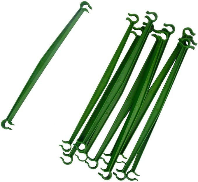 24Pcs Tomato Stake Connectors Trellis Connectors Stake Arms for Tomato Cage 11MM Plant Stakes