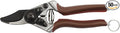FELCO 6 ELITE Pruning Shears – 7.7" Swiss-Made Garden Clippers with Leather-Wrapped Handle for Medium Right Hands | Hand Pruners for Gardening | Garden Tool Cutter with Bypass Blade, Aluminum Body