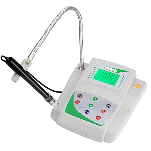 Lab Benchtop pH Meter - Digital Bench Top pH Meter and Electrode,Laboratory ph Meter for Liquid,0.01 pH Accuracy,with Data Storage Function