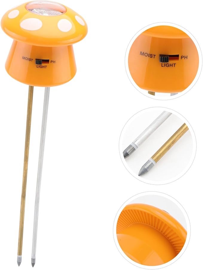 Housoutil Soil Ph Tester Moisture One Soil Testing Tool for Garden High Accuracy No Battery Needed for Fruit Flower Vegetable