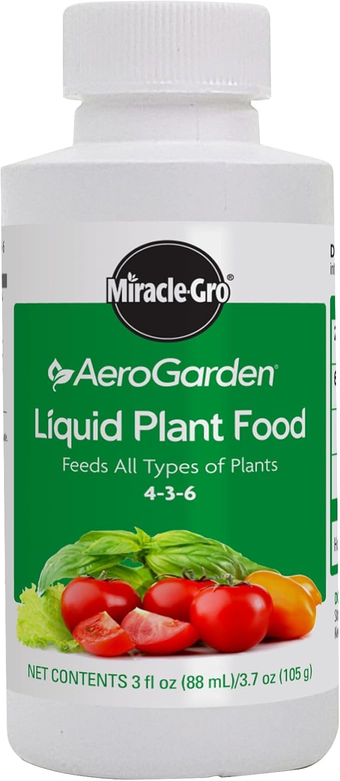 AeroGarden 3 fl. oz. Liquid Plant Food by Miracle-Gro, 5 Pack Bundle - for Use in All Soil-Free Hydroponic Indoor Gardens
