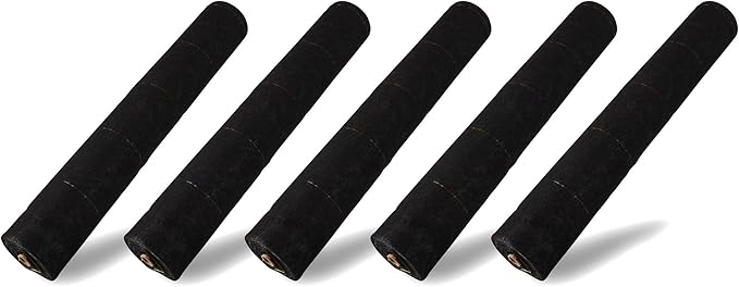 Dewitt 5-Pack Pro-5 Weed Barrier Fabric 5 oz, 5 x 250 Feet – Heavy-Duty Woven Landscape Ground Cover Mat for Raised Garden Bed, Greenhouse Gardening, Outdoor Landscaping, and Commercial Planting