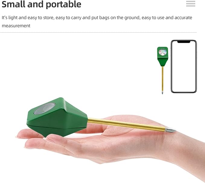 5X Mini Soil Moisture Meter Moisture Tester Soil Meter Plant Soil Kit Moist Tester Testing Instrument