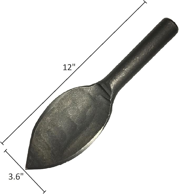 DeWit Bad Ass Trowel – Heavy-Duty Garden Hand Tool with Swedish Boron Steel & Ash Hardwood Handle, 12″ Durable Digging Trowel