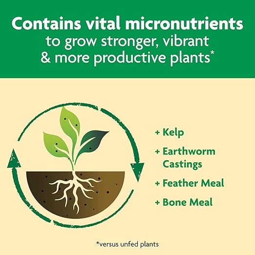 Miracle-Gro Shake 'N Feed All Purpose Plant Food,for In-Ground and Container Plants,Feeds for up to 3 Months,1 lb.,(Pack of 6)