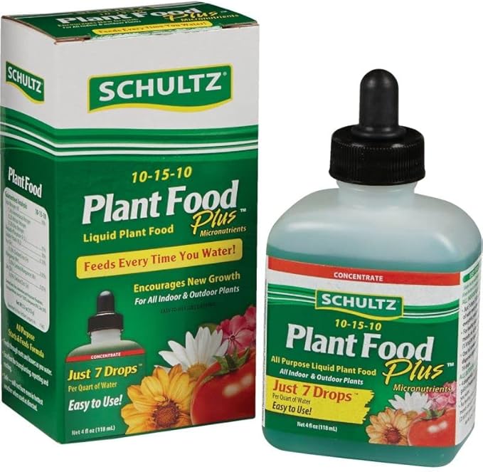 Schultz All Purpose Liquid Plant Food 10-15-10, 4 oz (2 Pack)