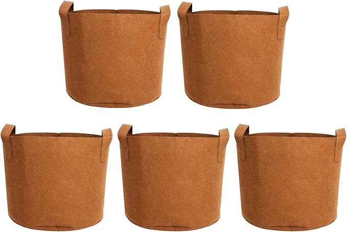 SILKIR Grow Bags, 10 Gallon, Ginger