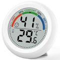 Digital Room Thermometer Hygrometer Indoor-Humidity Meter Monitor with Accurate Temperature Humidity Sensor Comfort Indicator ℃/℉ Switch for Wall Baby Home Greenhouse Cellar Garage Nest Reptile