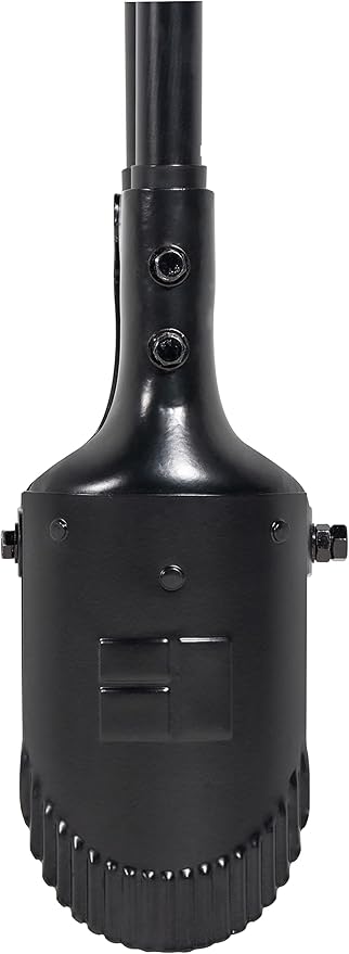 Hooyman Post Hole Digger with Heavy Duty Construction, No-Slip H-Grip Handles, Durable Fiberglass Core, Depth Gauge Markings, and Serrated Head for Digging, Yard Work, Gardening, and Outdoors