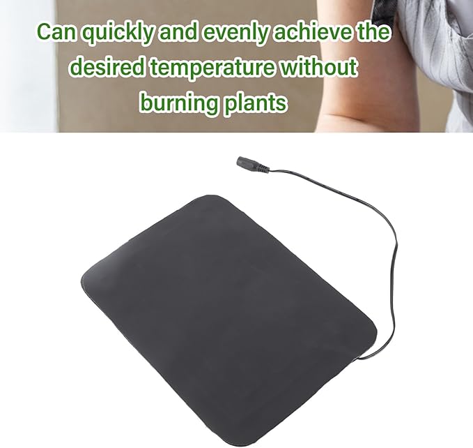 Seedling Heat Mat, 3 Gear Adjustable Temperature Warm Hydroponic Heating Pad Waterproof Heating Pad Plant Warmer for Germination, Indoor Gardening, Greenhouse