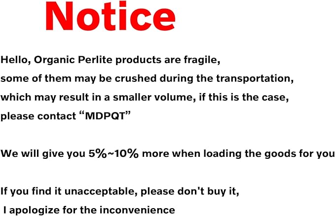 MDPQT 20 Qt Professional Grade Horticultural Perlite