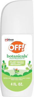 OFF! Botanicals Insect Repellent, Bug Spray & Mosquito Repellent, 4 Oz