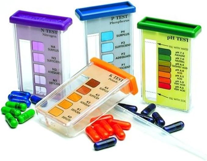 (GG) 1601 RAPITEST Soil Lawn Garden Farm PH NPK Tester Test Testing Kit for Luster Leaf