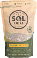 Sol Soils Succulent Gritty Mix - Fast Draining, Peat Moss Free, Perlite - 2 Quarts - Coconut Husk, Pumice