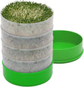 KITCHEN CROP Deluxe Seed Sprouter with 4 Growing Trays and 1 Seed Packets, (Alfalfa Seeds) Easily Grow Sprouts Indoors for a Healthy Lifestyle