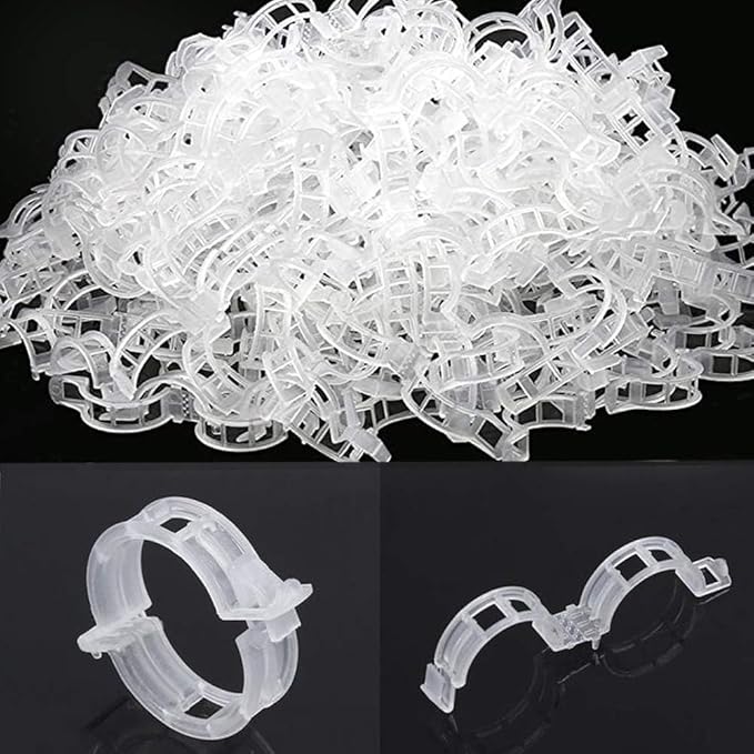 Clearance Deal: 50Pcs Plant Support Clips - Plastic Plant Fixing Clips for Climbing Plants, Tomato Vine ect, Garden Claw for Securing Stems, Grapes, Vines & Vegetables