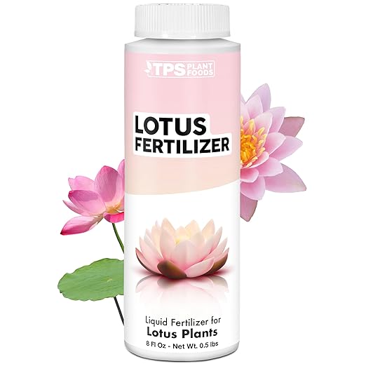 Lotus Fertilizer – Fish Safe Liquid Plant Food for Bigger Lotus Blooms & Stronger Roots 8 oz