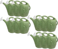 PMU 2 Gallon Watering Can - Garden Watering Can for Indoor & Outdoor Plants - Plastic Water Can with Detachable Sprinkler Head - Large Water Pot, Made in USA - Sage Green Pkg/12