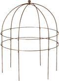 Gardener’s Supply Company Jardin Bird Cage Plant Support | Large Sturdy Grow-Through Steel Flower Trellis Garden Decor | Best for Peonies, Baptisia, Sedum & Other Perennials - 20-1/4" x 26" H