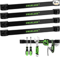 SWANLAKE GARDEN TOOLS 4-Piece 12" Magnetic Tool Holder Storage Organizer, Wall Mount Rack Garage Organization, Magnetic Strip for Garage Organization