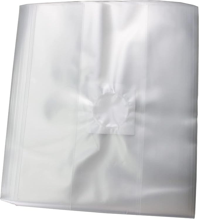 HFS(R Mushroom Grow Bags with 0.5 Micron Filter Patch 3mil Sealable Breathable Polypropylene Bag for Substrate Autoclavable Mushroom Cultivation 8" X 5" X 19" 10pcs/Pack
