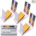3 Pack pH.1-14 Test Paper Extensive Test Paper Litmus Test Paper 240 Strips pH Test with Storage Case for Saliva Urine Water Soil Testing Pet Food and Diet pH Monitoring (3 PACK with Storage Case)