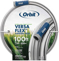 Orbit VersaFlex 100 ft x 5/8 in Garden Hose – Lightweight, Durable, 400 PSI, Easy-Grip Coupling