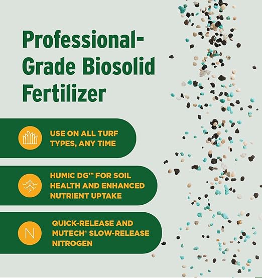 The Andersons Professional Ecofusion™ Plus 20-0-5 Biosolid Fertilizer with Humic Acid, Iron and Micronutrients 18 lb. Bag - Covers up to 5,000 sqft.