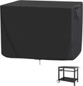 Outdoor Prep Table Cover Compatible with Royal Goumet Movable Dining Cart Table 40"x24"x32", Outdoor Bar Cart Cover for 40 inch Worktable, Waterproof Patio Dining Cart Cover