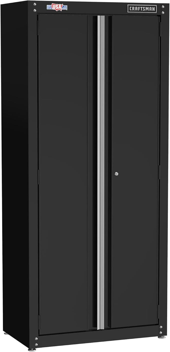 CRAFTSMAN Metal Garage Storage Cabinet, Floor Cabinet, 32 Inch (CMST23201BK)