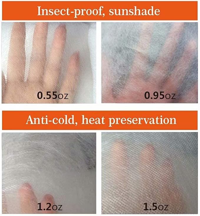 Agfabric Plant Covers Freeze Protection 0.9oz 26"x30" Shrub Cover,Winter Tree Cover for Season Extension&Frost Protection,White,2 Pack