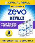 Zevo Indoor Bug Trap Cartridge Replacements – Set of 3 Refills