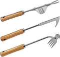 3Pcs Weed Puller Tool, Weeding Tools Gardening Garden Stainless Steel Weeds Removal Tools, Crack Weeder for Yard and Garden