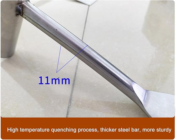 Garden Shovel Hand Trowel Spade Shovel, Stainless Steel Gardening Hand Tools for Planting Transplanting Weeding Digging(Width 34MM)