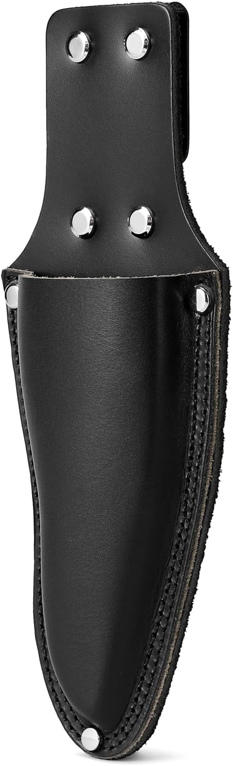 Garden Pruner Sheath,Pruner Tool Holster,Premium Genuine Leather Pruner Holster Protective Case for Garden Pruning Snips and Clippers
