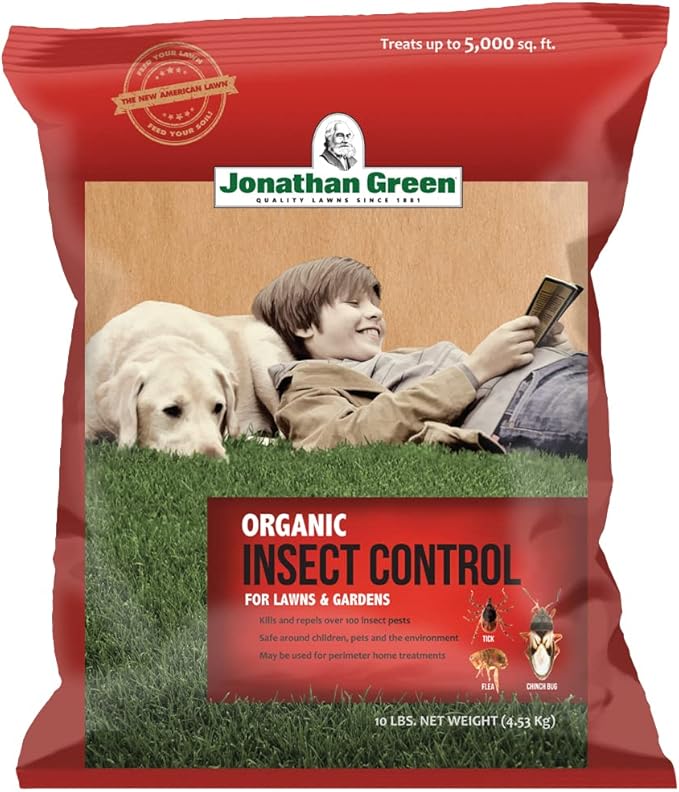 Jonathan Green (12202) Organic Insect Control For Lawns & Gardens - Lawn Insect Killer (5,000 Sq. Ft.)