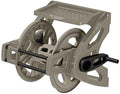 Suncast Hose Handler Wall-Mounted Reel for Outdoor Garden Storage, Light Taupe - Holds 175 ft of Standard 5/8" Vinyl Hoses, Resin Organizer with Slide Trak Guide and Accessory Tray.