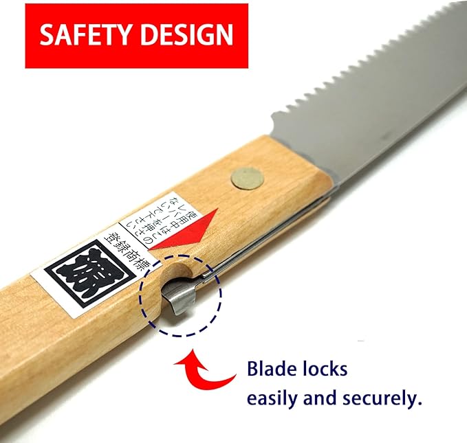 Japanese Folding Saw for Bonsai Gardening Woodworking Tree Limbs, KAKUGEN 7inch blade length lightweight handle handsaw pruning saw